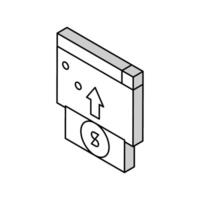 elektronische pfandfarbe symbol vektor flache illustration