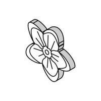 Sakura Kirsche Blume Frühling isometrisch Symbol Vektor Illustration