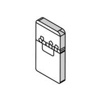 isometrische symbolvektorillustration der eismaschine vektor