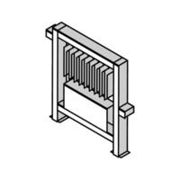 Filtration Bier Produktion isometrisch Symbol Vektor Illustration