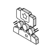 Fachmann Mannschaft isometrisch Symbol Vektor Illustration