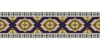 aztekisch Stammes- geometrisch ethnisch nahtlos Muster. ethnisch orientalisch Streifen Rand Ornament Vektor. Jahrgang einheimisch amerikanisch afrikanisch Mexikaner. traditionell Ornament. Design Textil, Stoff, Teppich, Verpackung. vektor