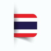 thailand nationell flagga, thailand nationell dag, eps10. thailand flagga vektor ikon