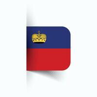 Liechtenstein National Flagge, Liechtenstein National Tag, Folge10. Liechtenstein Flagge Vektor Symbol