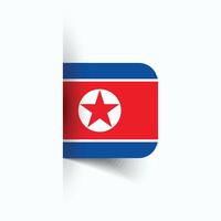 Norden Korea National Flagge, Norden Korea National Tag, Folge10. Norden Korea Flagge Vektor Symbol