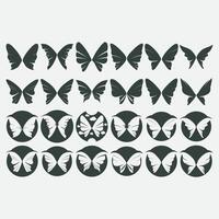 Sammlung von Schmetterling Logos vektor