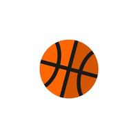 basketboll ikon platt design enkel sport vektor perfekt webb och mobil illustration