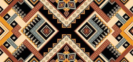 geometrischer ethnischer Mustervektor. afrikanisches, amerikanisches, mexikanisches, westliches aztekisches gestreiftes und böhmisches Muster. entworfen für hintergrund, tapete, druck, teppich, verpackung, fliesen, batik.vektor illustratoin. vektor