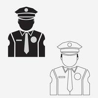Polizei Symbol Vektor Illustration eps