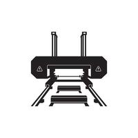 Holz sah Maschine Symbol, Vektor Illustration Vorlage Design