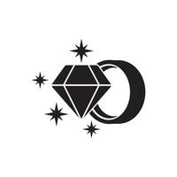 Schmuck Logo Symbol, Design Vektor Illustration Vorlage