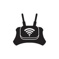 Router oder Internet Modem Symbol Vektor Illustration Design