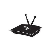 Router oder Internet Modem Symbol Vektor Illustration Design