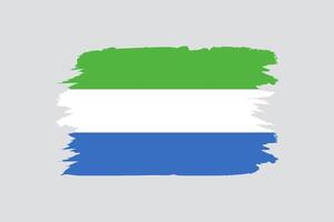 officiell vektor flagga av sierra leone