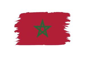 National Flagge von Marokko Vektor Design
