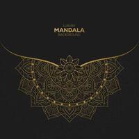 einzigartig Luxus Mandala Vektor Design