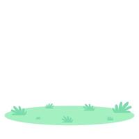 grön gräsmatta. vektor illustration för barn