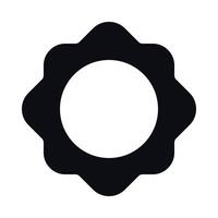 kugge hjul inställningar ikon - redskap symbol vektor