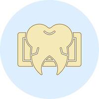 Dental x Strahl Vektor Symbol