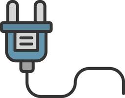 Plug-Vektor-Symbol vektor