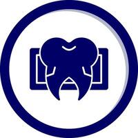 Dental x Strahl Vektor Symbol