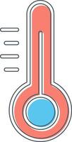 Symbol für Temperaturvektor vektor