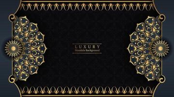 Luxus Hintergrund, mit Gold Mandala vektor
