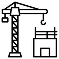 Gebäude Seite? ˅ Symbol Linie Vektor Illustration
