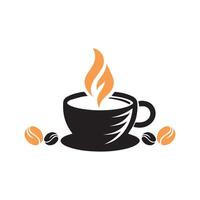 Kaffee Logo Vektor Vorlage, Kaffee Logo Vektor Elemente, Kaffee Vektor Illustration