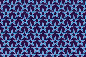 illustration, abstrakt blå stjärna på violett bakgrund. vektor