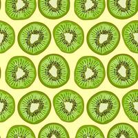 nahtlos Muster von Kiwi Frucht. Vektor Illustration.
