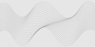 abstrakt vågig linje bakgrund, dynamisk ljud Vinka, vågig mönster, eleganta linje konst och Vinka virvla runt baner bakgrund vektor