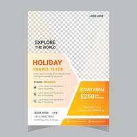 affisch flygblad broschyr broschyr täcka design layout utrymme för foto bakgrund, vektor illustration mall i a4 storlek