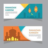 ramadan mubarak, hari raya Aidil fitri, eid al-fitr grön bakgrund text med kopia Plats , 3d framställa vektor