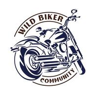 groß Motor- Biker Vektor Illustration, perfekt zum Biker Verein Logo und t Hemd Design