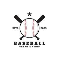 baseboll sport logotyp vektor design