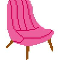 Sofa Karikatur Symbol im Pixel Stil vektor