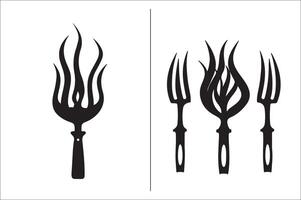 Grill Grill Silhouette Vektor Symbol Design und Grill Grill Vektor Symbol einstellen Illustration