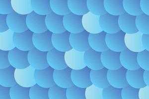 geometrisch Blau Hintergrund mit Kreis Gradient Elemente. das Komposition kombiniert verschiedene gerundet Formen, Linien und Farben vektor