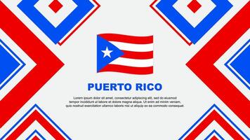 puerto rico flagga abstrakt bakgrund design mall. puerto rico oberoende dag baner tapet vektor illustration. puerto rico oberoende dag