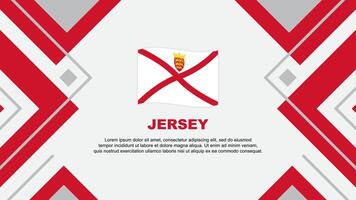 jersey flagga abstrakt bakgrund design mall. jersey oberoende dag baner tapet vektor illustration. jersey illustration