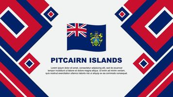pitcairn öar flagga abstrakt bakgrund design mall. pitcairn öar oberoende dag baner tapet vektor illustration. pitcairn öar tecknad serie