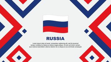 ryssland flagga abstrakt bakgrund design mall. ryssland oberoende dag baner tapet vektor illustration. ryssland mall