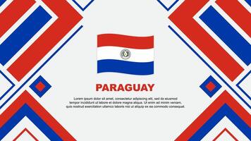 paraguay flagga abstrakt bakgrund design mall. paraguay oberoende dag baner tapet vektor illustration. paraguay flagga