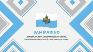 san Marino Flagge abstrakt Hintergrund Design Vorlage. san Marino Unabhängigkeit Tag Banner Hintergrund Vektor Illustration. san Marino Unabhängigkeit Tag