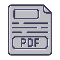 Pdf-Vektorsymbol vektor