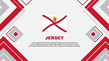 jersey flagga abstrakt bakgrund design mall. jersey oberoende dag baner tapet vektor illustration. jersey bakgrund