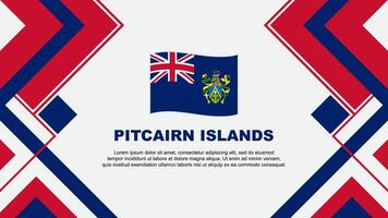 pitcairn öar flagga abstrakt bakgrund design mall. pitcairn öar oberoende dag baner tapet vektor illustration. pitcairn öar baner