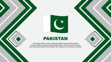 pakistan flagga abstrakt bakgrund design mall. pakistan oberoende dag baner tapet vektor illustration. pakistan design