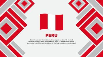 peru flagga abstrakt bakgrund design mall. peru oberoende dag baner tapet vektor illustration. peru